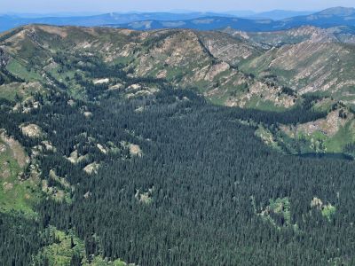 North From Crater